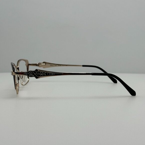 Diva Eyeglasses Eye Glasses Frames 5464 C. 2 Black Gold 53-16-134 main image 5